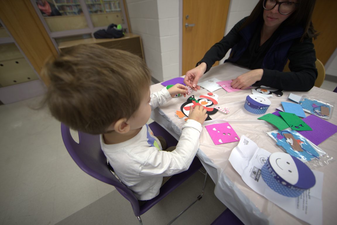 Picture of Child in Craft Program