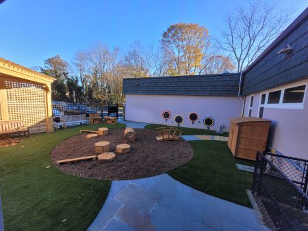 View of the play area from the front door towards the Children's Activity room