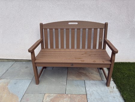 Our patrons take recycling their plastics seriously. Due to their efforts, there's a new bench to sit on and enjoy due to the recycling efforts of the Center Moriches community. Nex Trex selected us as the winner for their quarterly raffle for a new bench. 