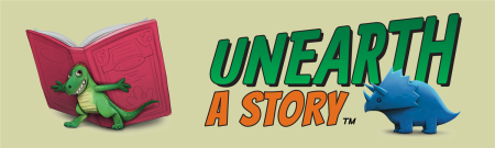The Summer Reading Club for Children's theme this year is "Unearth a Story" and features dinosaurs.
